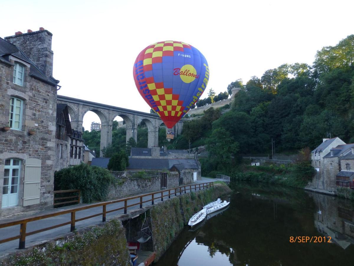 Le Logis De La Cour De Bretagne Au Port De Dinan Lanvallay Exterior photo